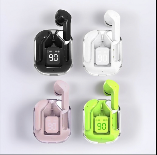 Air 31 Wireless Earbuds | Bluetooth 5.3 | LED Display | Transparent Design